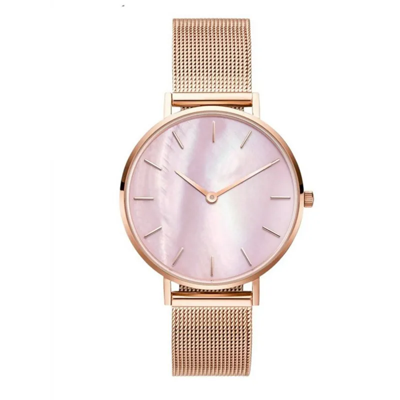 Mavis Hare Pink Seashell Mesh Women Watches Pearl dial Wristwatch with Stainless Steel Mesh Bracelet without LOGO Watch
Mavis Hare Pink Seashell Mesh Women Watches Pearl dial Wristwatch with Stainless Steel Mesh Bracelet without LOGO Watch