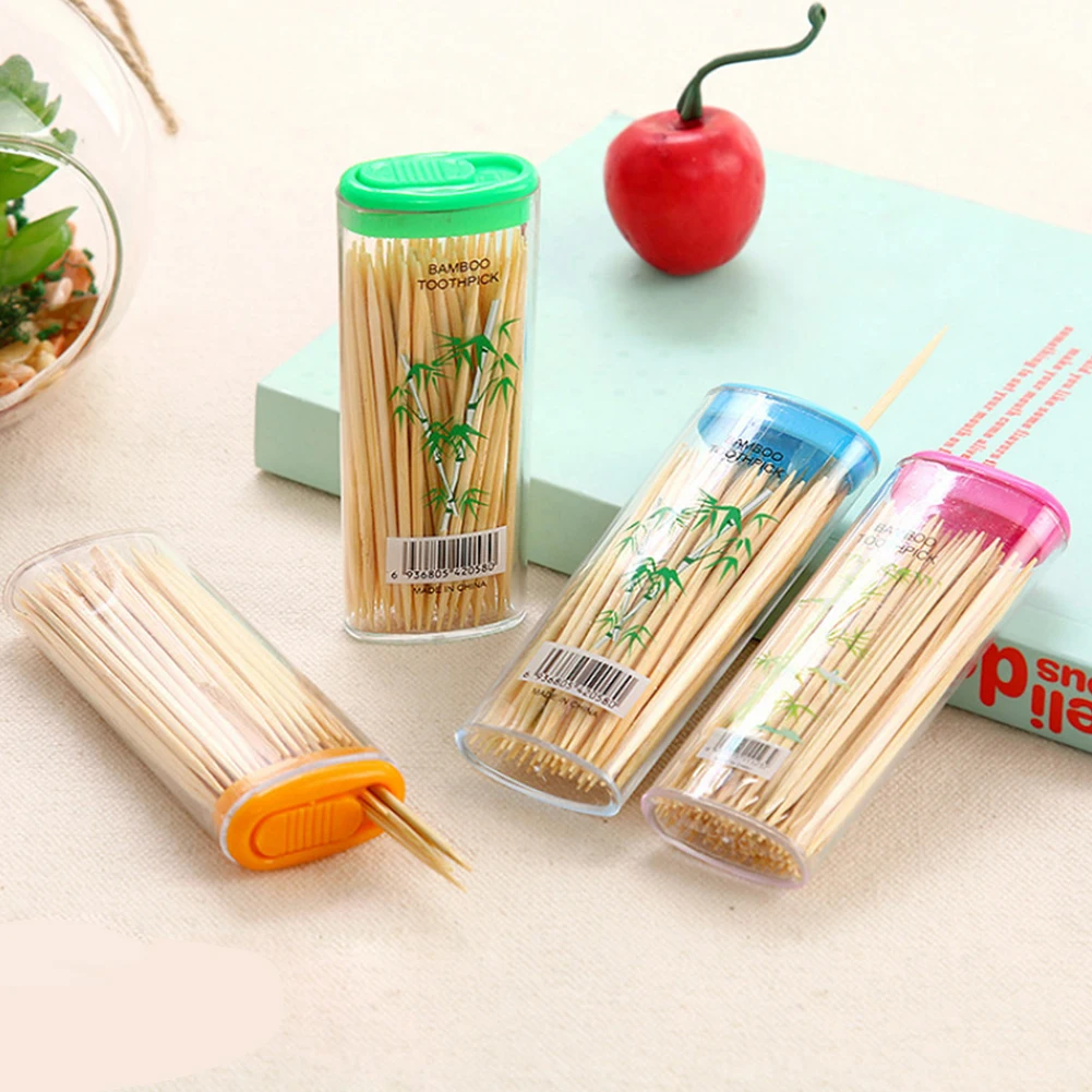80pcs/box toothpick Style Bamboo Toothpick Travel Portable With Bamboo Sticks Box Random Color
80pcs/box toothpick Style Bamboo Toothpick Travel Portable With Bamboo Sticks Box Random Color