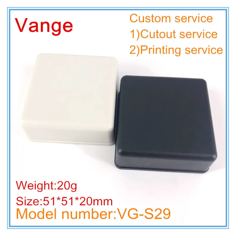 10pcs/lot injected junction box IP54 ABS plastic enclosure project box for electronic device box 51*51*20mm
10pcs/lot injected junction box IP54 ABS plastic enclosure project box for electronic device box 51*51*20mm