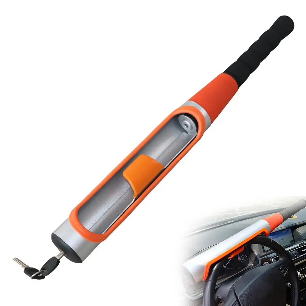 Anti Theft Steering Wheel Lock Baseball Bat Type Security Device Universal for Car Suv With 2 Keys Orange
Anti Theft Steering Wheel Lock Baseball Bat Type Security Device Universal for Car Suv With 2 Keys Orange