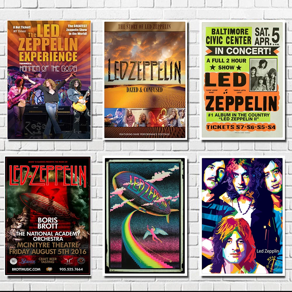 Led Zeppelin white kraft paper rock poster classic old band poster part 2 42*30CM
Led Zeppelin white kraft paper rock poster classic old band poster part 2 42*30CM