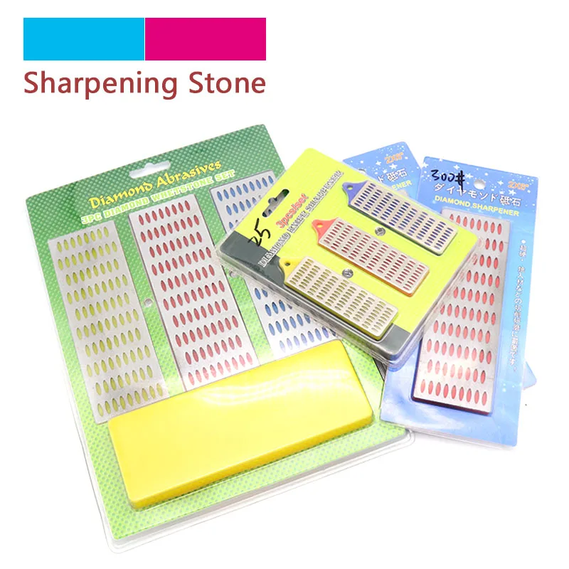 Portable 1/3pcs Diamond Sharpening Stone Hone Set Backing Whetstone Block Kitchen Knife Acecssories Skiing Sharpeners
Portable 1/3pcs Diamond Sharpening Stone Hone Set Backing Whetstone Block Kitchen Knife Acecssories Skiing Sharpeners