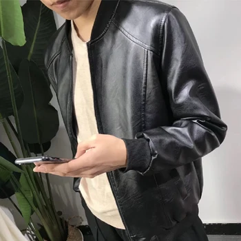 Casual Zipper Motorcycle Leather Winter Jacket Men 2018 Black Slim Long Sleeve Warm Coat Windbreaker Trend Plus Size Men Jacket
Casual Zipper Motorcycle Leather Winter Jacket Men 2018 Black Slim Long Sleeve Warm Coat Windbreaker Trend Plus Size Men Jacket