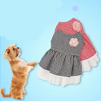 Cute Lattice Flower Dog Dress Plaid Tutu Skirt Summer Dog Female Girl Puppy Hoodie Shirt Clothes Costume for Yorkie Chihuahua
Cute Lattice Flower Dog Dress Plaid Tutu Skirt Summer Dog Female Girl Puppy Hoodie Shirt Clothes Costume for Yorkie Chihuahua