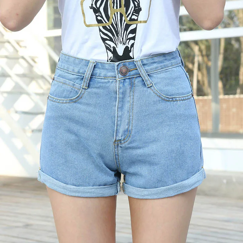 High Waist Denim Shorts Size XL Female Short Jeans for Women 2018 Summer Ladies Hot Shorts Solid Crimping Denim Shorts Cool New
High Waist Denim Shorts Size XL Female Short Jeans for Women 2018 Summer Ladies Hot Shorts Solid Crimping Denim Shorts Cool New