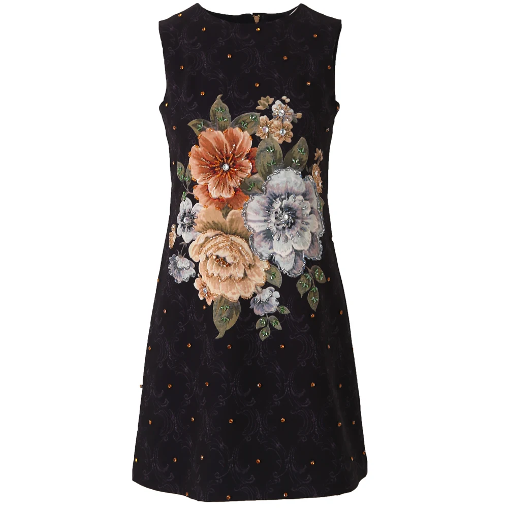 Red RoosaRosee 2019 Runway Summer Elegant Flower Print Manual Beads Sleeveless Women's Vintage Black Dresses Vestdio Robe Femme
Red RoosaRosee 2019 Runway Summer Elegant Flower Print Manual Beads Sleeveless Women's Vintage Black Dresses Vestdio Robe Femme