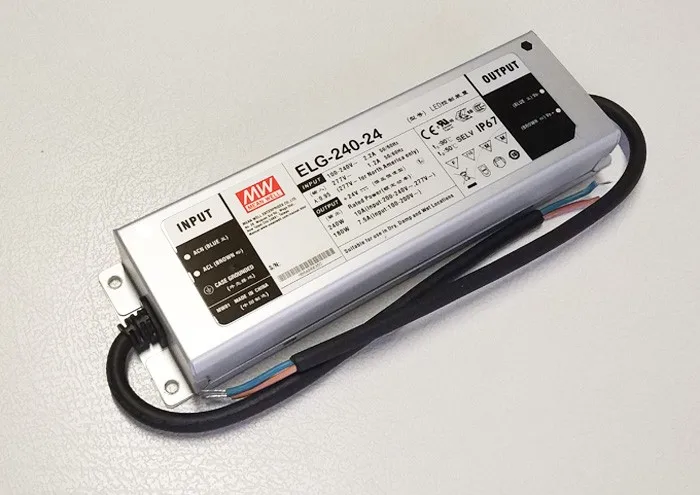 Original MEAN WELL 240W Single Output IP67 Constant Current /Voltage LED Driver Switching Power Supply With PFC ELG-240
Original MEAN WELL 240W Single Output IP67 Constant Current /Voltage LED Driver Switching Power Supply With PFC ELG-240
