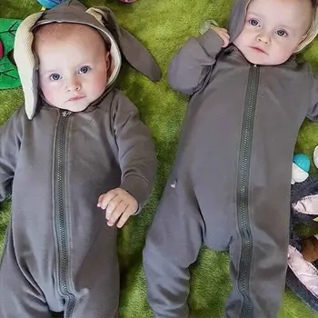 Toddler Body Suit Baby Warm Rabbit Ear Infant Long Sleeves Zip Cotton Hooded Romper Rompers Autumn Overalls
Toddler Body Suit Baby Warm Rabbit Ear Infant Long Sleeves Zip Cotton Hooded Romper Rompers Autumn Overalls