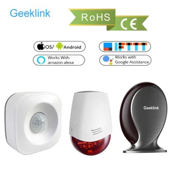Geeklink Smart Home Intelligent Host Work with Alexa Google Home Domotica Body Detector Security Sound Alarm Remote Controller
Geeklink Smart Home Intelligent Host Work with Alexa Google Home Domotica Body Detector Security Sound Alarm Remote Controller