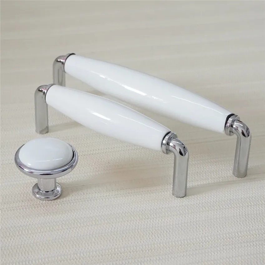 3.75" 5" White Ceramic Door Handle Knob Silver Chrome Cabinet Pull Knobs Modern Drawer Pull Handles Knobs Furniture Hardware
3.75" 5" White Ceramic Door Handle Knob Silver Chrome Cabinet Pull Knobs Modern Drawer Pull Handles Knobs Furniture Hardware