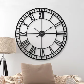 80 Roman Creative Retro Metal 3D Clock Wall Clock Modern Design Living Room Decoration Quartz Clock Big Round Clock on The Wall
80 Roman Creative Retro Metal 3D Clock Wall Clock Modern Design Living Room Decoration Quartz Clock Big Round Clock on The Wall