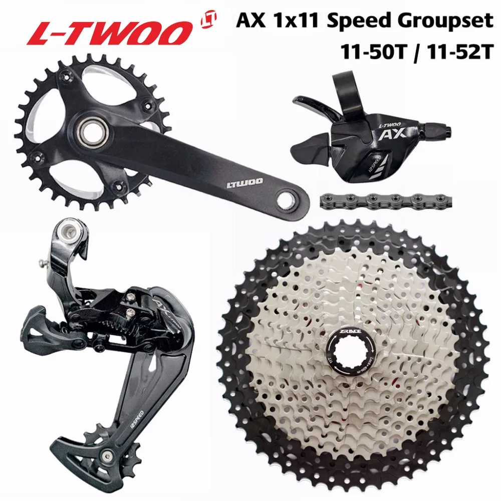 LTWOO AX 11 Speed Crankset + Shifter + Rear Derailleur + 46T 50T ZRACE Cassette + SUMC 11s Chain Groupset PCR BEYOND M8000 M7000
LTWOO AX 11 Speed Crankset + Shifter + Rear Derailleur + 46T 50T ZRACE Cassette + SUMC 11s Chain Groupset PCR BEYOND M8000 M7000