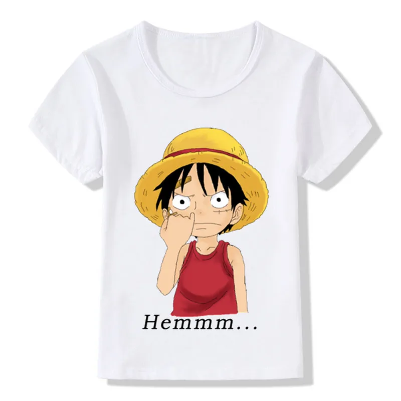 Boys/Girls's Luffy Hemmmm Pull The Nose Funny Print T shirt Kids Anime White Tops Children Summer Casual Soft T-shirt,ooo2296
Boys/Girls's Luffy Hemmmm Pull The Nose Funny Print T shirt Kids Anime White Tops Children Summer Casual Soft T-shirt,ooo2296