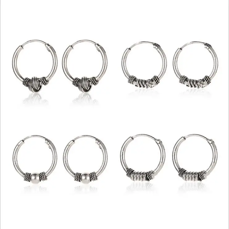 1 Pair Vintage Nail Head Rings Earrings Female Small Hoop Earrings Silver Round Circle Ear Ring Clip Earrings For Women Men
1 Pair Vintage Nail Head Rings Earrings Female Small Hoop Earrings Silver Round Circle Ear Ring Clip Earrings For Women Men