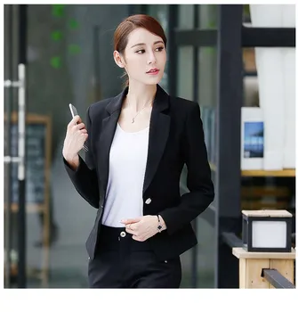 Female Blazers And Jackets Slim Office Lady Blazer Work Wear Suits Blazer Feminino Jacket Bleiser Mujer White Black Blazer Tops
Female Blazers And Jackets Slim Office Lady Blazer Work Wear Suits Blazer Feminino Jacket Bleiser Mujer White Black Blazer Tops