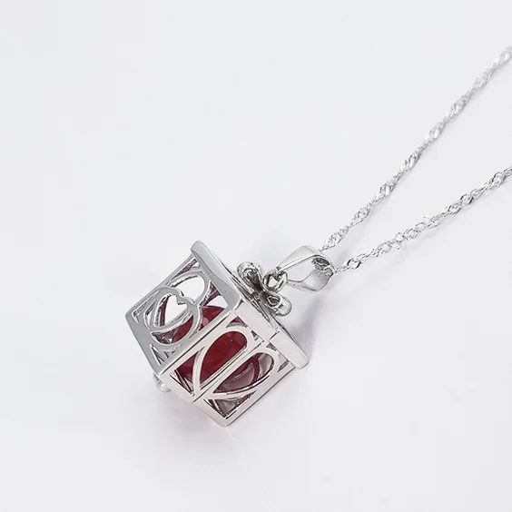Sterling Silver Pearl Cage Pendant Romantic Gift Box Shape Pendant Cage Jewelry 2 pcs/lot AL032
Sterling Silver Pearl Cage Pendant Romantic Gift Box Shape Pendant Cage Jewelry 2 pcs/lot AL032