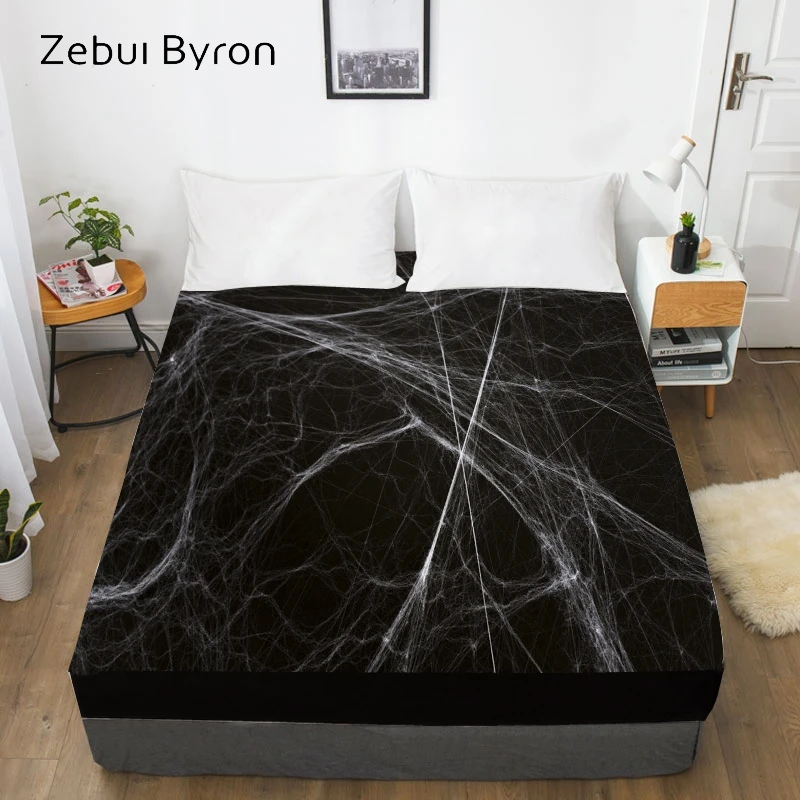 3D Print Custom Bed Sheet With Elastic,Fitted Sheet Queen/King,Halloween Spider web Mattress Cover 150/180/160x200,drop ship
3D Print Custom Bed Sheet With Elastic,Fitted Sheet Queen/King,Halloween Spider web Mattress Cover 150/180/160x200,drop ship
