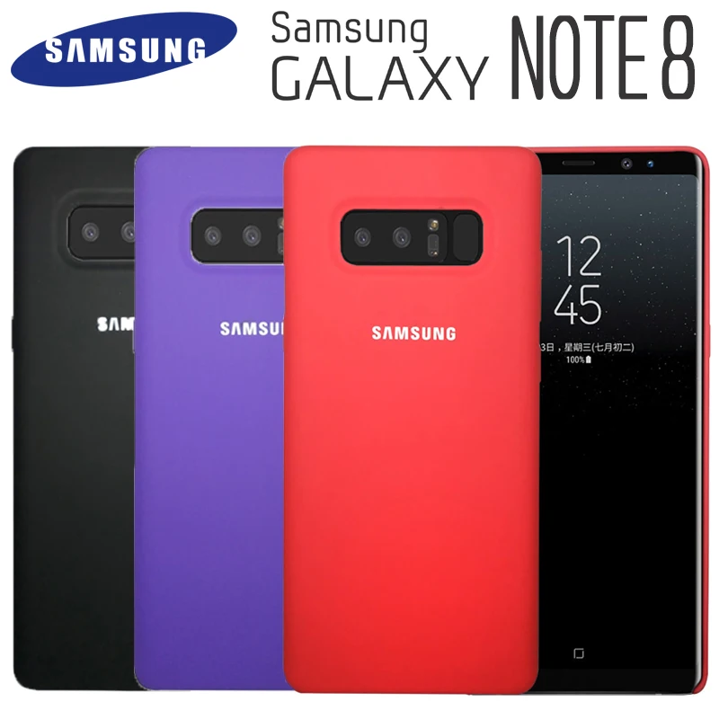 Original Samsung Note 8 Case Silky Silicone Cover Soft-Touch Finish Back Protection case for Samsung Galaxy Note 8 SM-N950F
Original Samsung Note 8 Case Silky Silicone Cover Soft-Touch Finish Back Protection case for Samsung Galaxy Note 8 SM-N950F