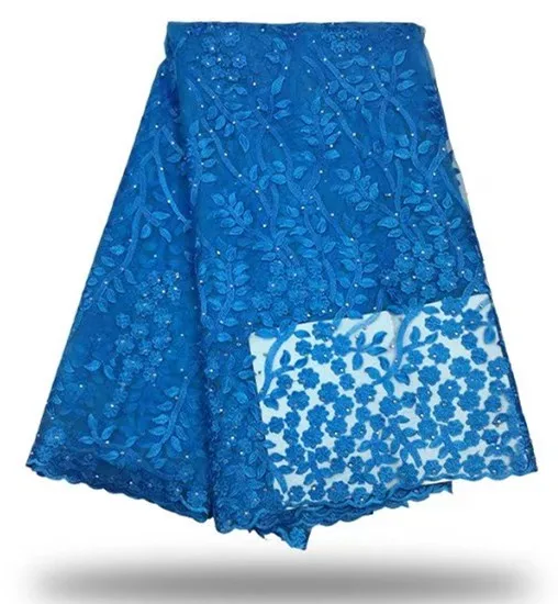 2018 New Arrival African French Net Lace With Stones blue Color For Women !504-1-1 
2018 New Arrival African French Net Lace With Stones blue Color For Women !504-1-1