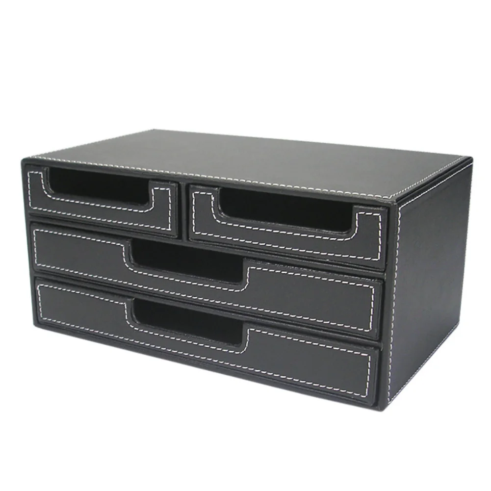 3 Layer Files Cabinet Pen Home Waterproof Desk Removable Bedroom Document Storage Container Study Office PU Leather Accessories
3 Layer Files Cabinet Pen Home Waterproof Desk Removable Bedroom Document Storage Container Study Office PU Leather Accessories