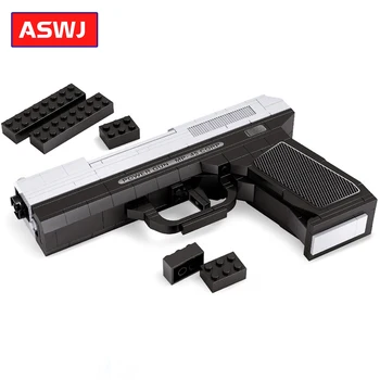 Gun Military Bricks MP-45 SAWT Power Pistol Model 3D Weapon Building Blocks Compatible All Brands Educational Toys for Children
Gun Military Bricks MP-45 SAWT Power Pistol Model 3D Weapon Building Blocks Compatible All Brands Educational Toys for Children