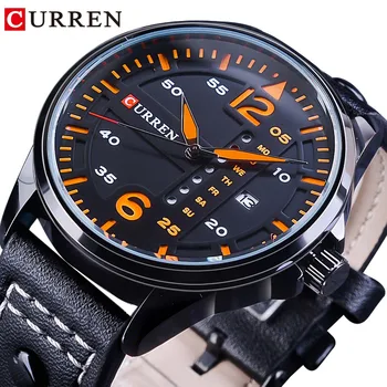 CURREN Orange 2018 Racing Design Mens Quartz Waterproof Watches Top Brand Luxury Black Genuine Leather Belt Fashion Sport Clock
CURREN Orange 2018 Racing Design Mens Quartz Waterproof Watches Top Brand Luxury Black Genuine Leather Belt Fashion Sport Clock