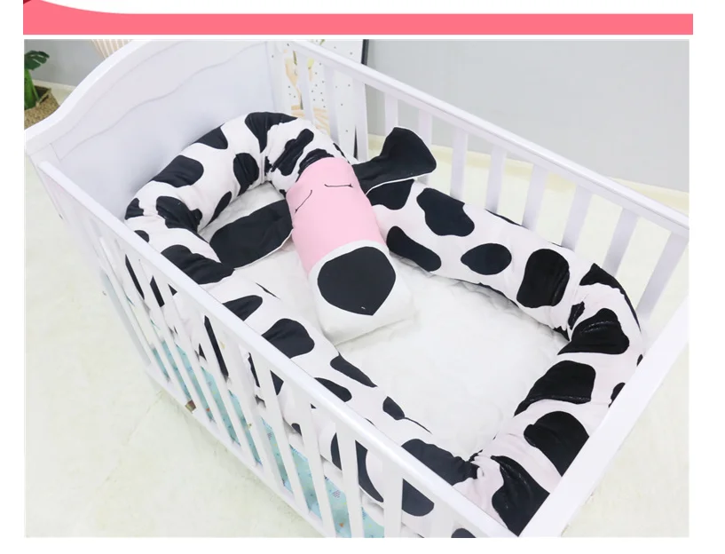 Baby Bed Bumpers Black And White Dog Children's Crib Bed Guardrail Bumper Protector Pillow Anti-Crash Bar For Newborn Sleeping
Baby Bed Bumpers Black And White Dog Children's Crib Bed Guardrail Bumper Protector Pillow Anti-Crash Bar For Newborn Sleeping
