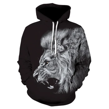 2019 new roaring lion's head hoodie, fall hip-hop hoodie casual brand 3D animal print hoodie Dropship
2019 new roaring lion's head hoodie, fall hip-hop hoodie casual brand 3D animal print hoodie Dropship