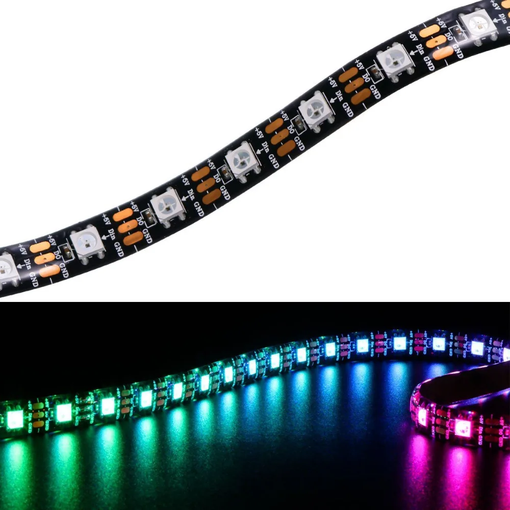 Matrix SK6812 5V WS2812B Flexible LED Strip Ribbon Tape 60LEDs 5050 RGB WS2811 IC Waterproof Addressable Full Color Magic Stripe
Matrix SK6812 5V WS2812B Flexible LED Strip Ribbon Tape 60LEDs 5050 RGB WS2811 IC Waterproof Addressable Full Color Magic Stripe
