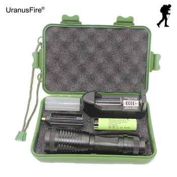 XML T6 1000LM LED Flashlight 5 Mode Adjustable Torch Lamp Night Lighting Outdoor Camping Hiking + 18650 Battery + Charger
XML T6 1000LM LED Flashlight 5 Mode Adjustable Torch Lamp Night Lighting Outdoor Camping Hiking + 18650 Battery + Charger