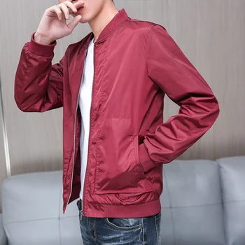 Brand Men's Casual Solid Baseball Jacket Coat Men Warm Windproof Bomber Jackets Mens Coats Trendy Windbreaker Coat Male Clothing
Brand Men's Casual Solid Baseball Jacket Coat Men Warm Windproof Bomber Jackets Mens Coats Trendy Windbreaker Coat Male Clothing