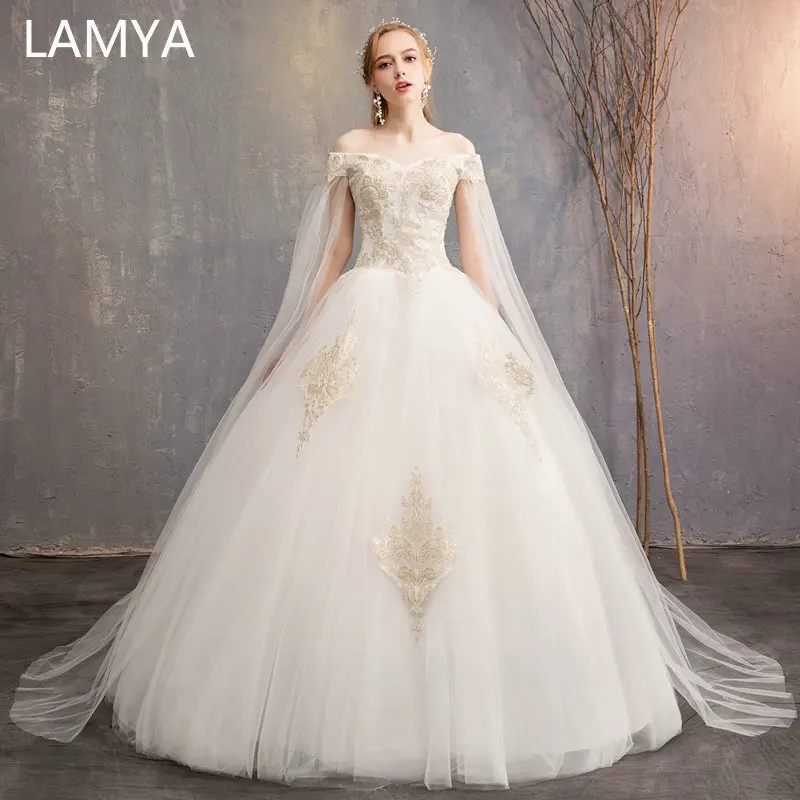 LAMYA Princess Embroidery Wedding Dress 2019 High Quality Simple Bridal Gowns Customized Elegant Wed Dresses Vestidos De Noiva
LAMYA Princess Embroidery Wedding Dress 2019 High Quality Simple Bridal Gowns Customized Elegant Wed Dresses Vestidos De Noiva