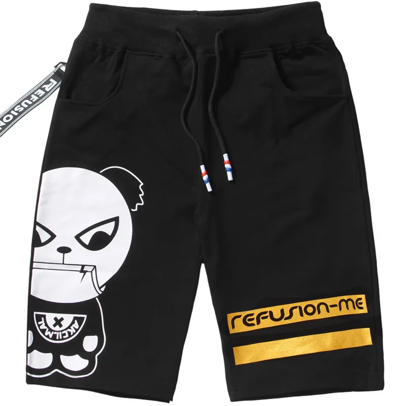 Summer Black Graffiti Panda Cartoon Printed Cotton Fashion Men's Shorts Loose Plus Size M-5XL Casual Straight Knee Length Shorts
Summer Black Graffiti Panda Cartoon Printed Cotton Fashion Men's Shorts Loose Plus Size M-5XL Casual Straight Knee Length Shorts