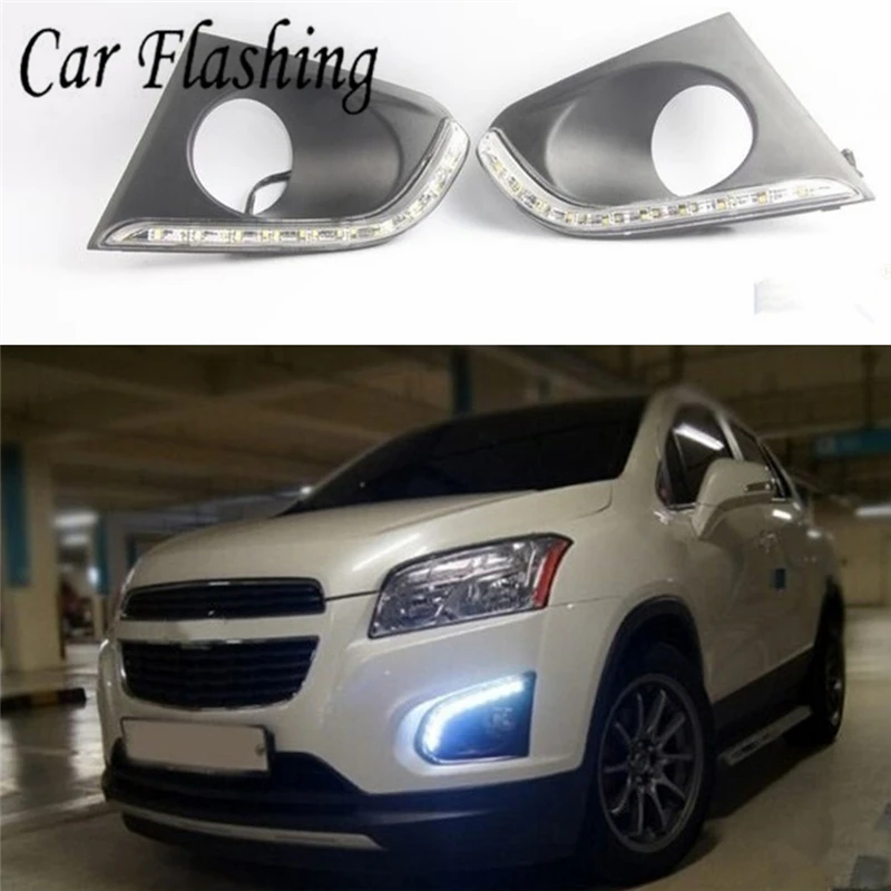 Car flashing 1set For Chevrolet Chevy TRAX 2014 2015 2016 DRL with turn signal Daytime Running Light fog lamp Relay Daylight
Car flashing 1set For Chevrolet Chevy TRAX 2014 2015 2016 DRL with turn signal Daytime Running Light fog lamp Relay Daylight