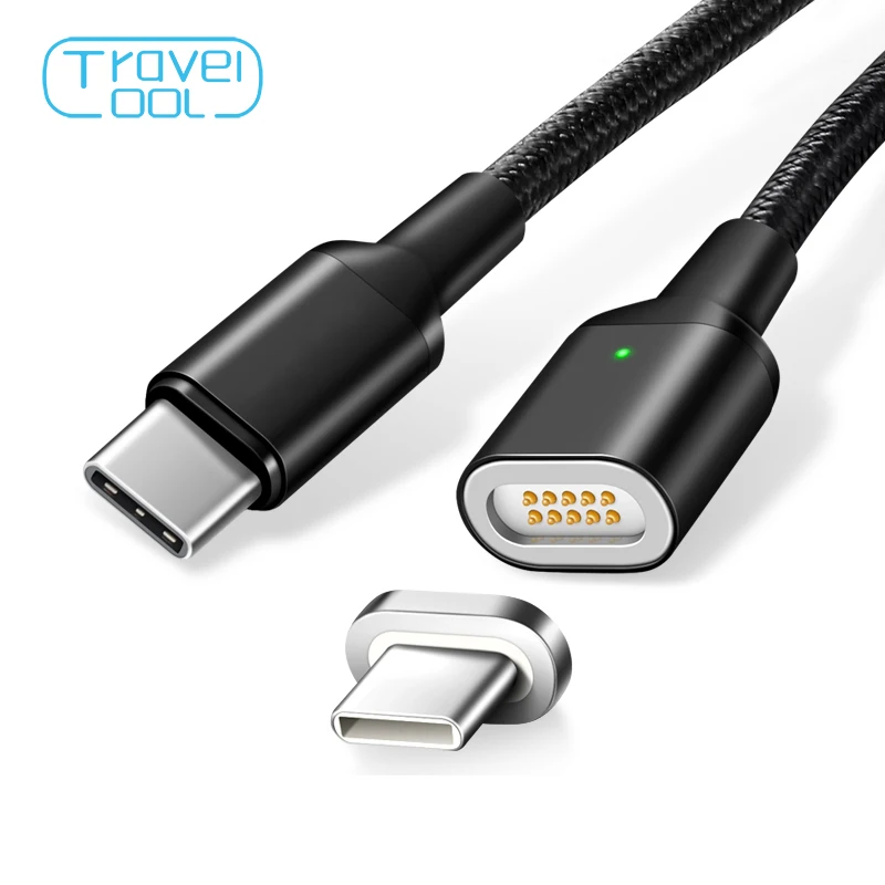 Travelcool Magnet Charger for Macbook Surface 20V 5A Fast Charging Magnetic Type C for Huawei Xiaomi Phone Cable PD USB Cable
Travelcool Magnet Charger for Macbook Surface 20V 5A Fast Charging Magnetic Type C for Huawei Xiaomi Phone Cable PD USB Cable