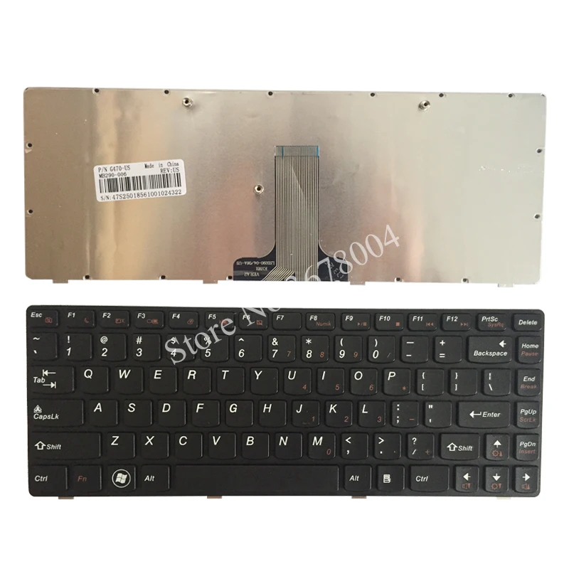 New US Laptop Keyboard for Lenovo G475 V470 G470AH G470GH B470 G470 English black Teclado Keyboard
New US Laptop Keyboard for Lenovo G475 V470 G470AH G470GH B470 G470 English black Teclado Keyboard