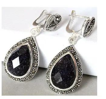 lady's 925 Silver Natural white black Sand Stone Marcasite Drop Earrings wedding jewelry pierced ear earring
lady's 925 Silver Natural white black Sand Stone Marcasite Drop Earrings wedding jewelry pierced ear earring