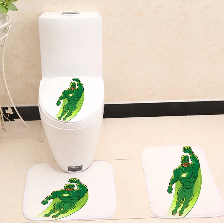 3pcs/lot Superman Pattern Toilet Seat Cover Flannel Fabric Toilet Case Muscle Man Bathroom Door Non-slip Mat Home Decor
3pcs/lot Superman Pattern Toilet Seat Cover Flannel Fabric Toilet Case Muscle Man Bathroom Door Non-slip Mat Home Decor