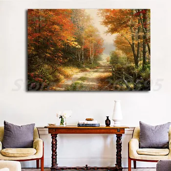 A Walk Down Autumn Lane By Thomas Kinkade HD Canvas Posters Prints Bar Wall Art Painting Picture Modern Theater Home Decoration
A Walk Down Autumn Lane By Thomas Kinkade HD Canvas Posters Prints Bar Wall Art Painting Picture Modern Theater Home Decoration