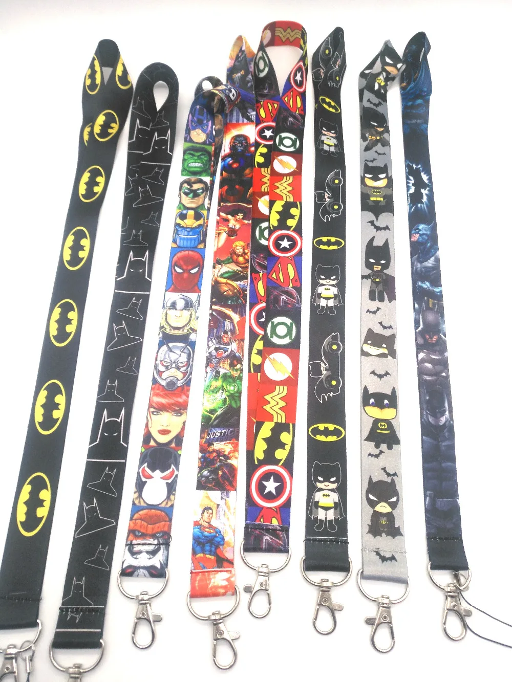 10pcs/20pcs/30pcs/50pcs superheros batman lanyard Neck Strap Lanyard Mobile Phone Key Chain ID Badge Key Chains T7
10pcs/20pcs/30pcs/50pcs superheros batman lanyard Neck Strap Lanyard Mobile Phone Key Chain ID Badge Key Chains T7