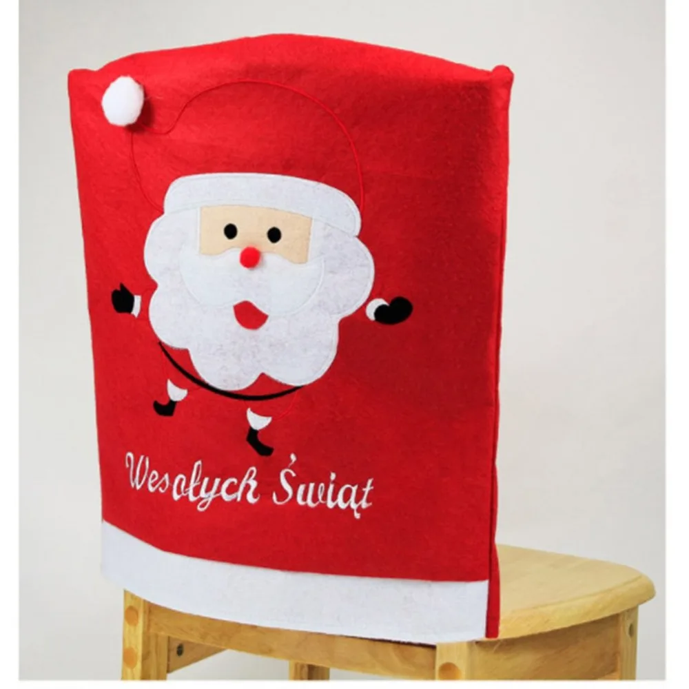 New Santa Claus Cap Chair Cover Christmas Dinner Table Party Red Hat Chair Back Covers Xmas Christmas Decorations for Home 1pcs
New Santa Claus Cap Chair Cover Christmas Dinner Table Party Red Hat Chair Back Covers Xmas Christmas Decorations for Home 1pcs