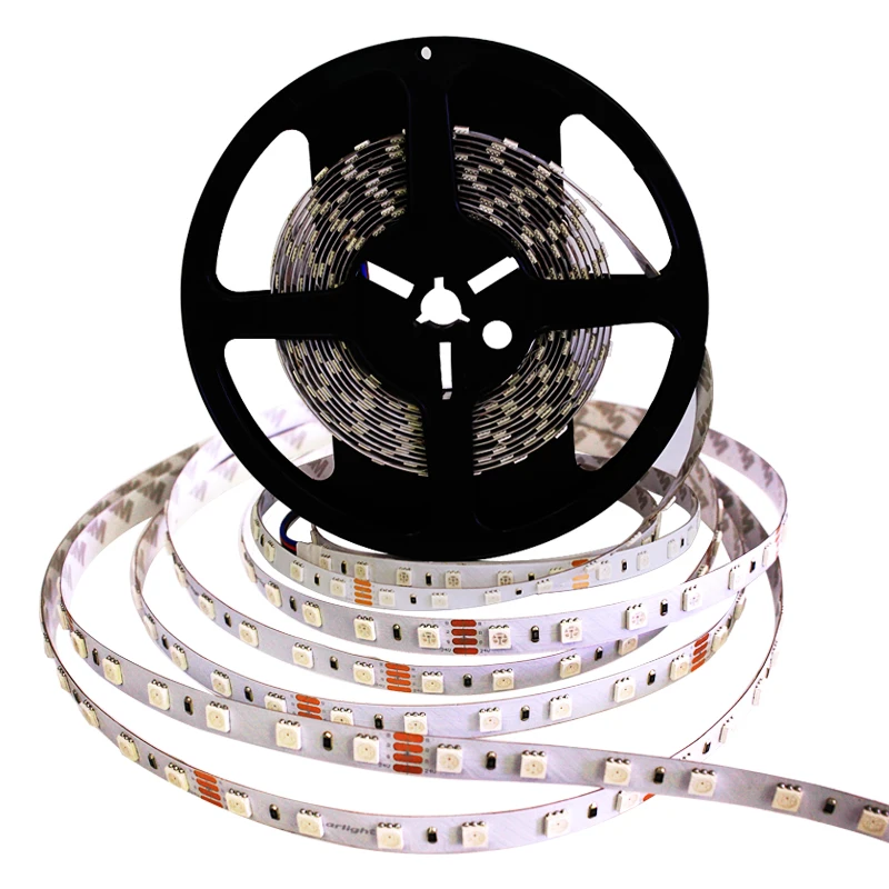 Promotion price DC24V led strip 5050 SMD 5M 300led 60led/M RGB flexible ribbon non-waterproof indoor decoartion | Освещение