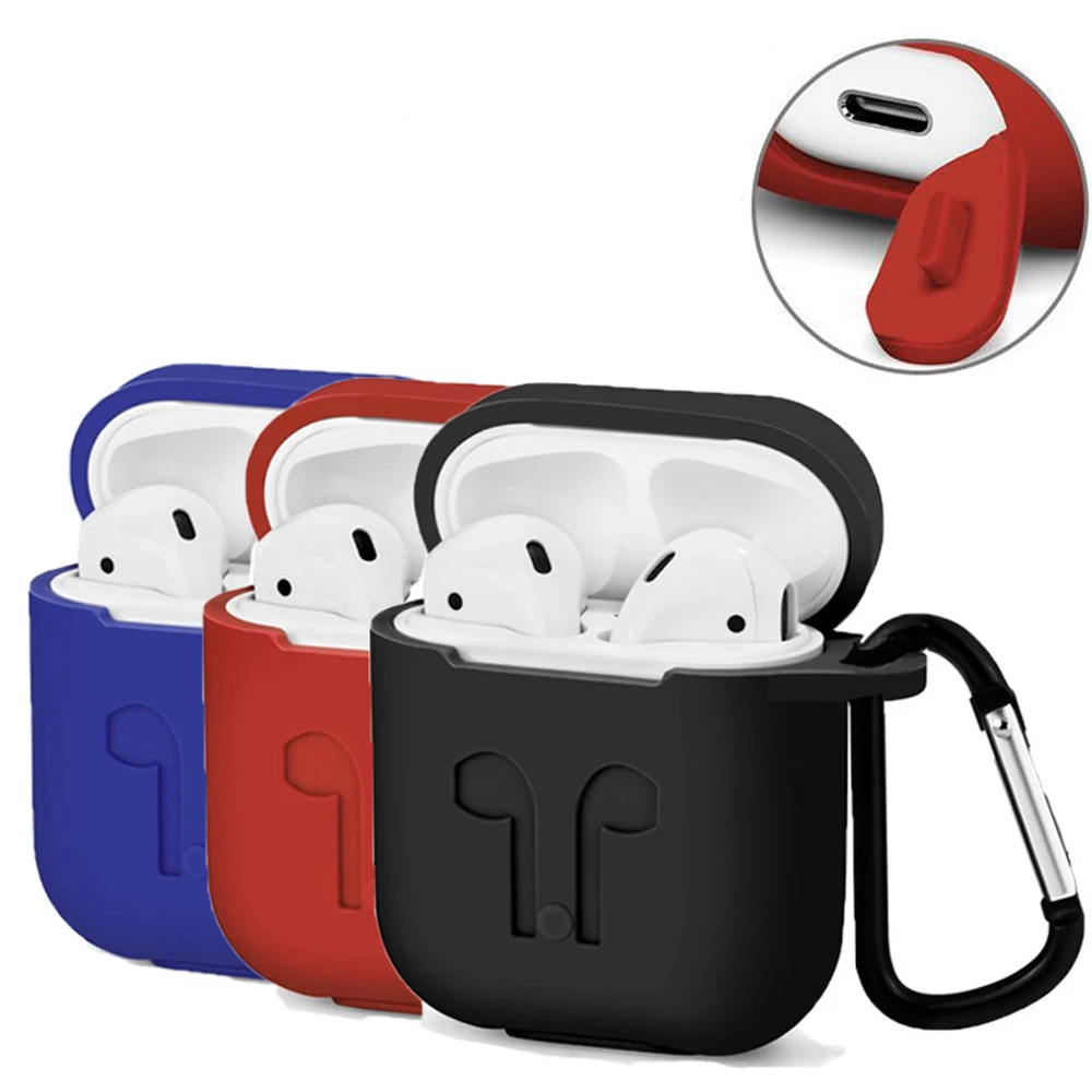 For Airpods bluetooth Earphone Silicone Case Cover Anti-shock Protector with portable hook for iPhone Air pods headphones
For Airpods bluetooth Earphone Silicone Case Cover Anti-shock Protector with portable hook for iPhone Air pods headphones