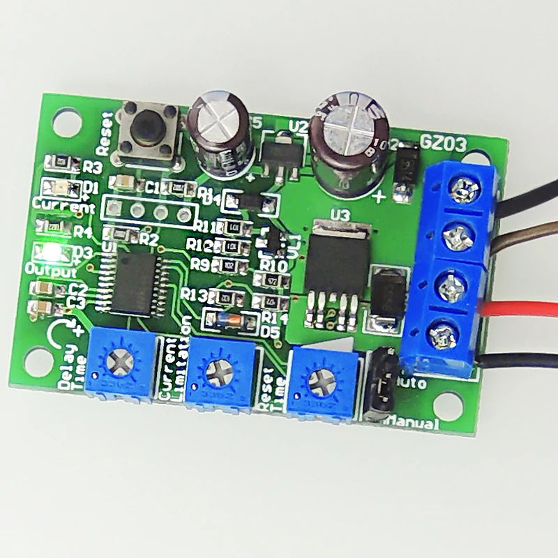 6V12V24V10A DC motor overcurrent protector block switch overload protector module adjustable current limiting switch
6V12V24V10A DC motor overcurrent protector block switch overload protector module adjustable current limiting switch