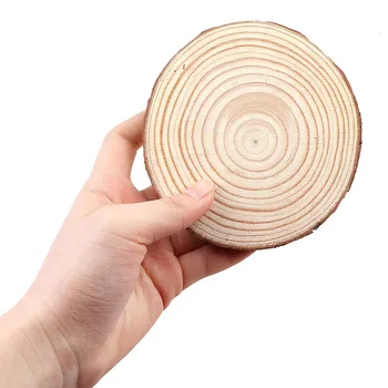 3-12cm Thick 100Pcs Natural Pine Round Unfinished Wood Slices Circles With Tree Bark Log Discs DIY Crafts Wedding Party Painting
3-12cm Thick 100Pcs Natural Pine Round Unfinished Wood Slices Circles With Tree Bark Log Discs DIY Crafts Wedding Party Painting
