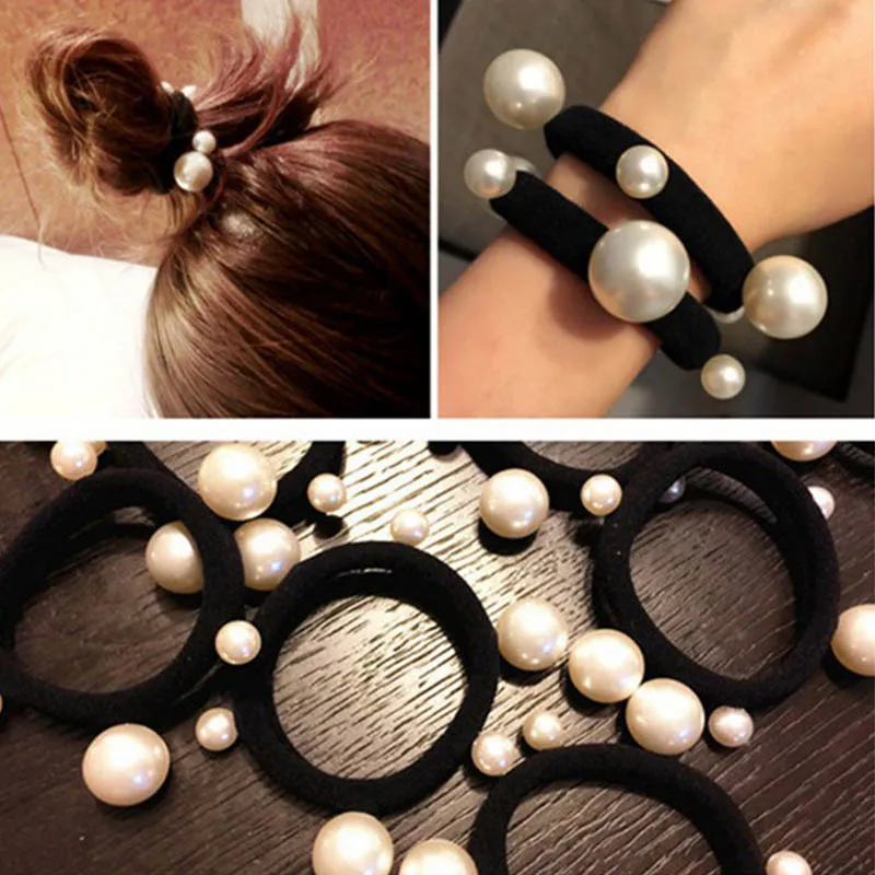 Cheer Bow Hair Accessories Scrunchy Elastic Hair Ropes Ponytail Gum Pearls Rubber Bands Ring Girls/Women Black Elastic Headband
Cheer Bow Hair Accessories Scrunchy Elastic Hair Ropes Ponytail Gum Pearls Rubber Bands Ring Girls/Women Black Elastic Headband