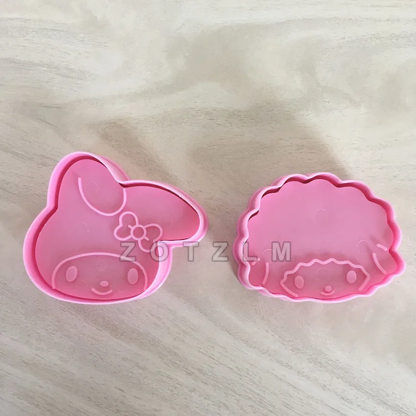 2 pcs/set My Melody Shape Plastic Cookie Cutters Pastry Sandwich Fondant Cake Mold Cartoon Rabbit & Sheep Baking Tools SLP030
2 pcs/set My Melody Shape Plastic Cookie Cutters Pastry Sandwich Fondant Cake Mold Cartoon Rabbit & Sheep Baking Tools SLP030