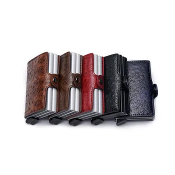 2020 RFID Wallet Business Credit Card Holder Fashion Men And Women Metal PU Leather Travel Card Wallet Wholesale
2020 RFID Wallet Business Credit Card Holder Fashion Men And Women Metal PU Leather Travel Card Wallet Wholesale
