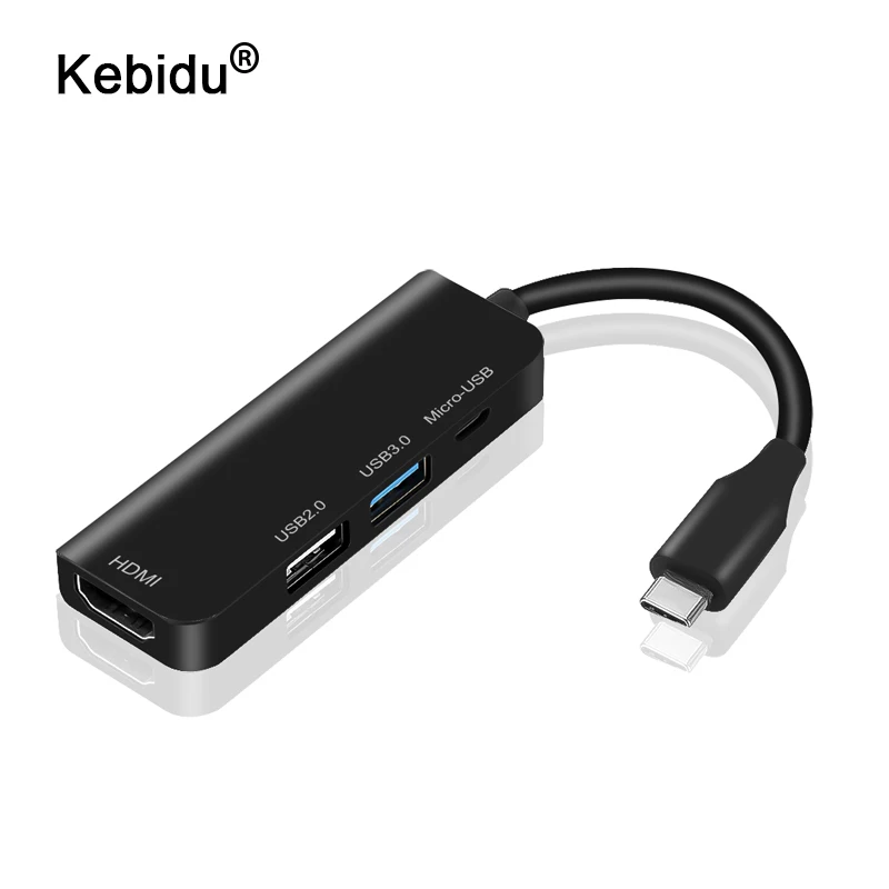 HUB Tpye-C to Micro USB 3.0 2.0 HDMI for Thunderbolt 4 Port Splitter Adapter Compatible for MacBook Pro Samsung Galaxy S9/Note 9
HUB Tpye-C to Micro USB 3.0 2.0 HDMI for Thunderbolt 4 Port Splitter Adapter Compatible for MacBook Pro Samsung Galaxy S9/Note 9