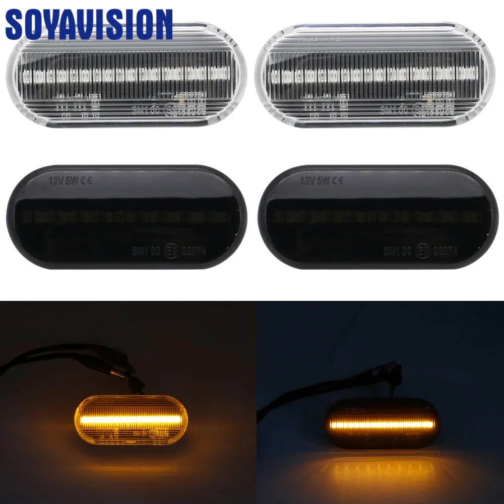 2PCS LED Dynamic Side Indicator Marker Signal Light Lamp Sequential Flashing Light For V W MK4 Jette Bora Golf 3 4 Lupo Passat
2PCS LED Dynamic Side Indicator Marker Signal Light Lamp Sequential Flashing Light For V W MK4 Jette Bora Golf 3 4 Lupo Passat